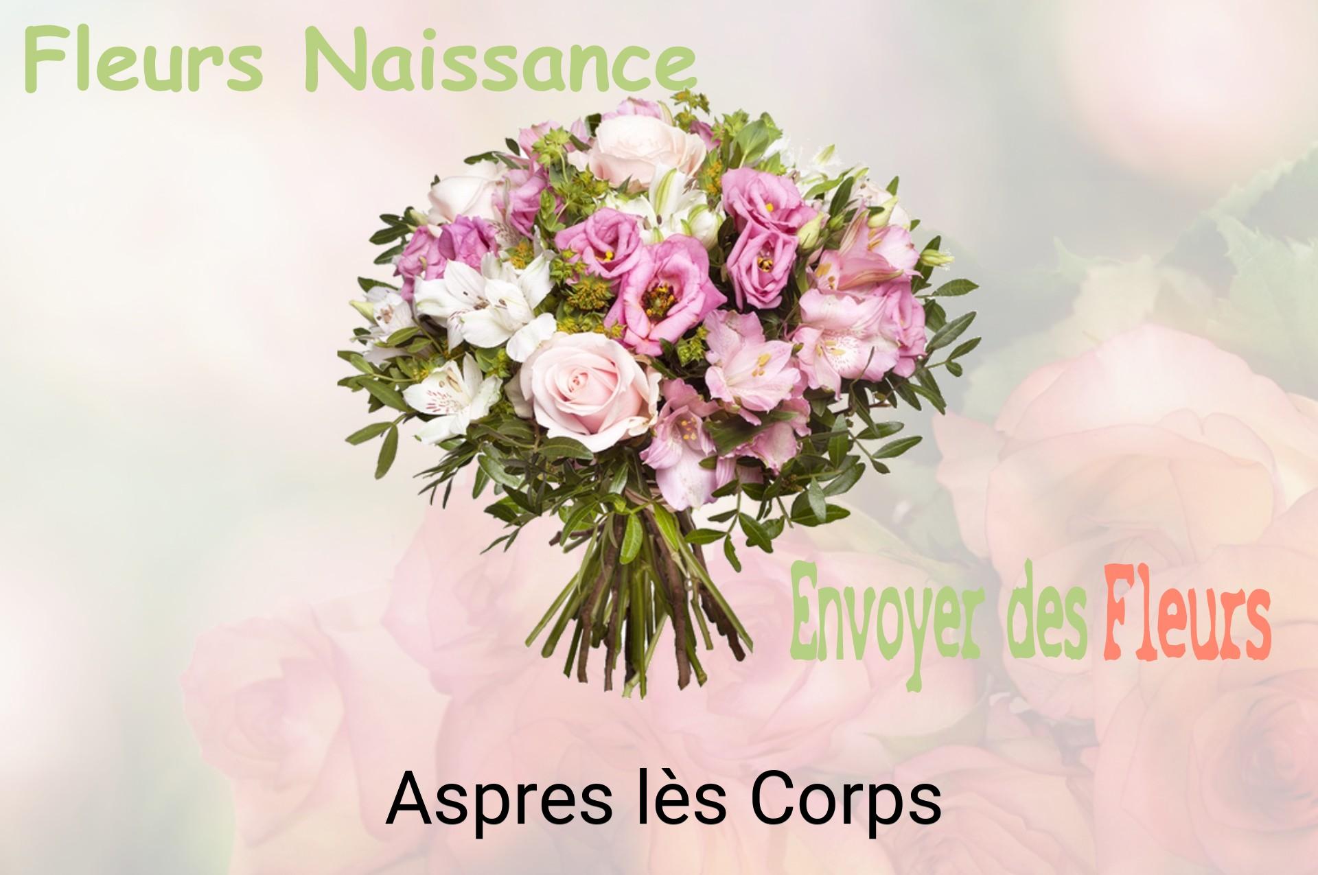 Bouquet de fleurs de naissance livré à Aspres-lès-Corps