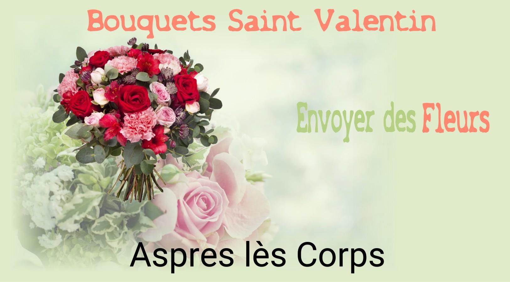 Roses de Saint-Valentin livrées à Aspres-lès-Corps
